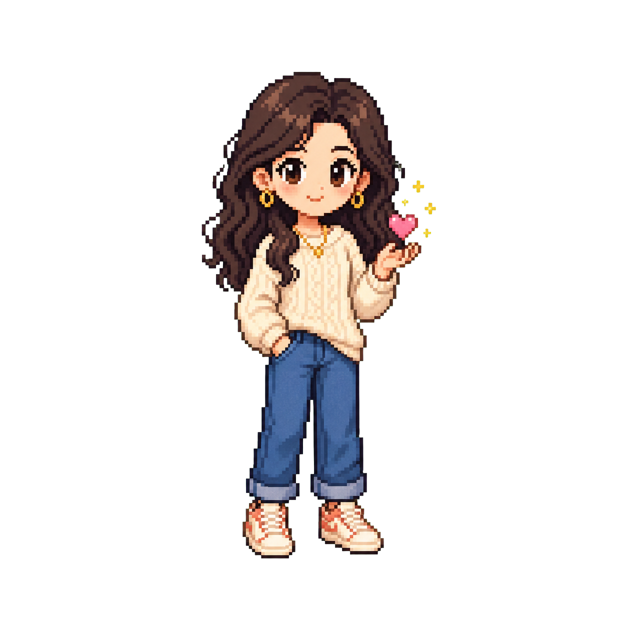 Pixel-art avatar of Jiawen